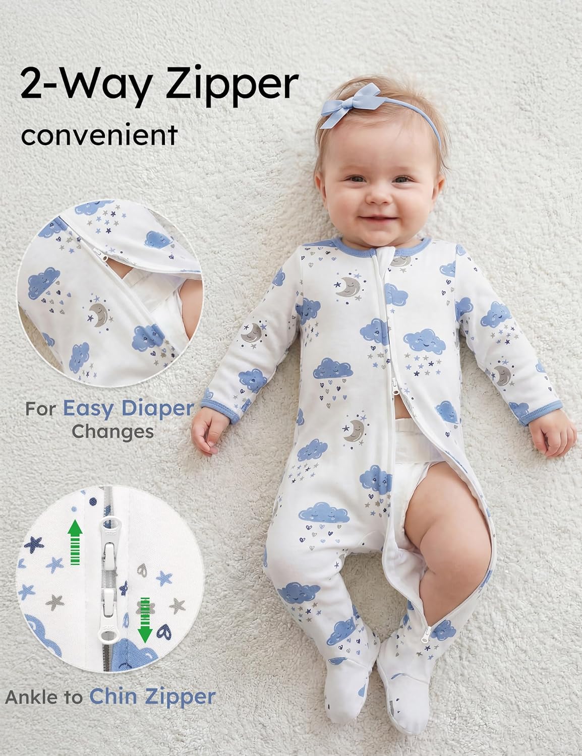 Pijamas para Bebé 100% Algodón - Baby Clothing Organic reseña y precio